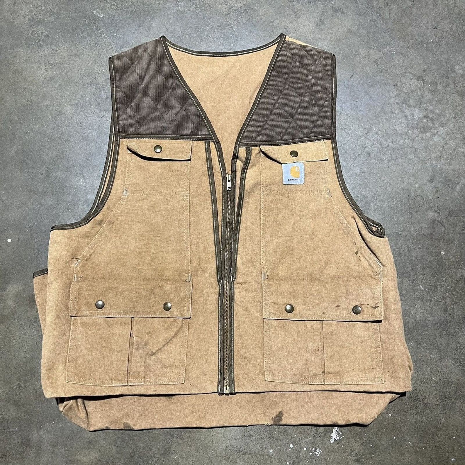 Carhartt × Streetwear × Vintage Vintage 70s Carhartt Tan Hunting