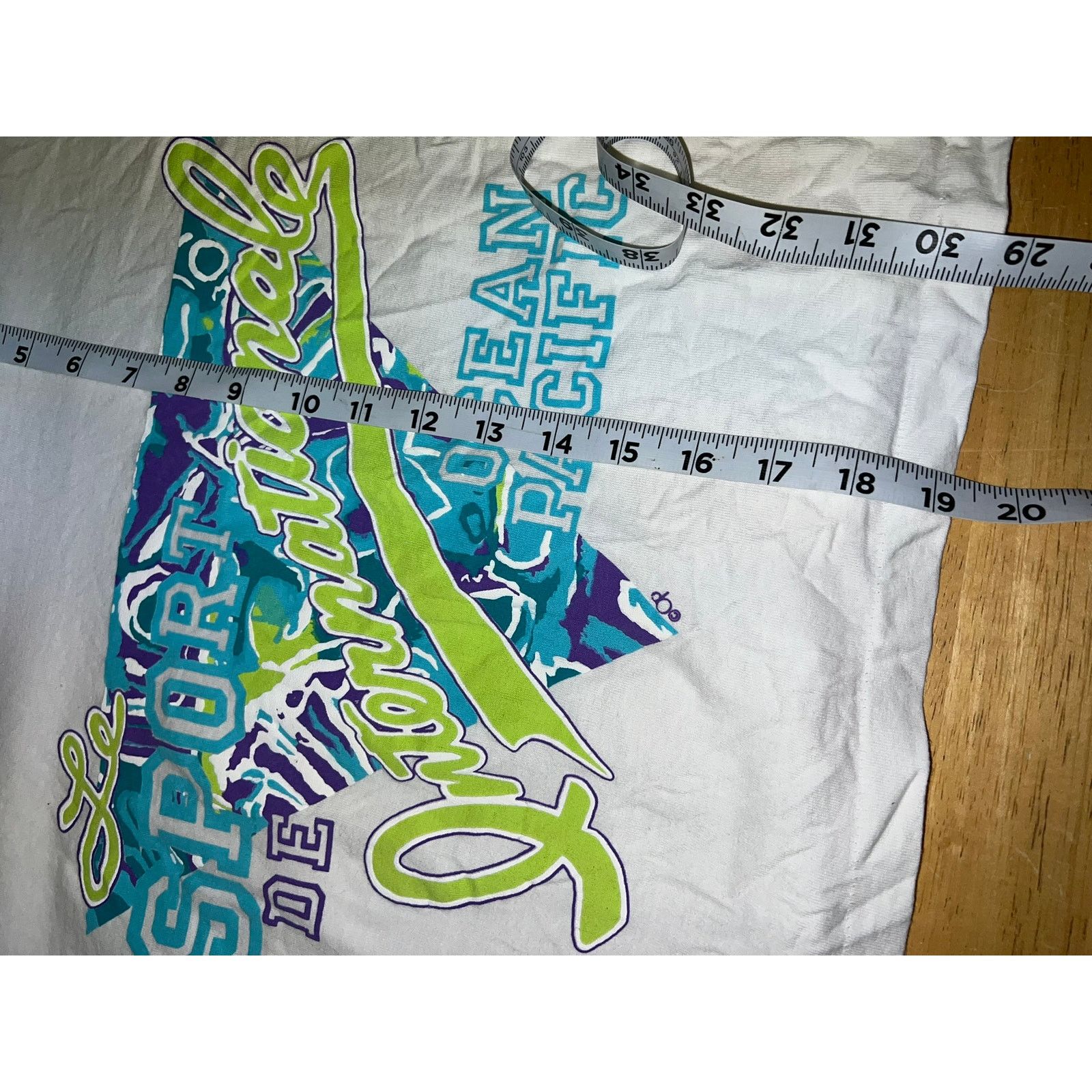 Ocean Pacific Womens Ocean Pacifc Top Le Sport OP Crop Top Shirt Women L Size L / US 10 / IT 46 - 11 Thumbnail