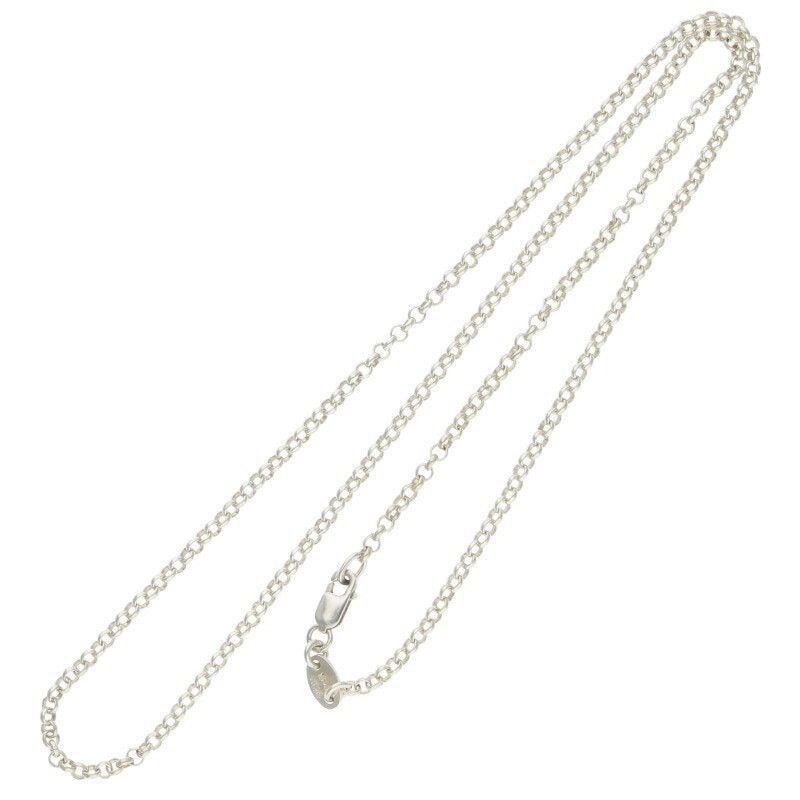 Chrome Hearts Roll Chain Necklace Silver