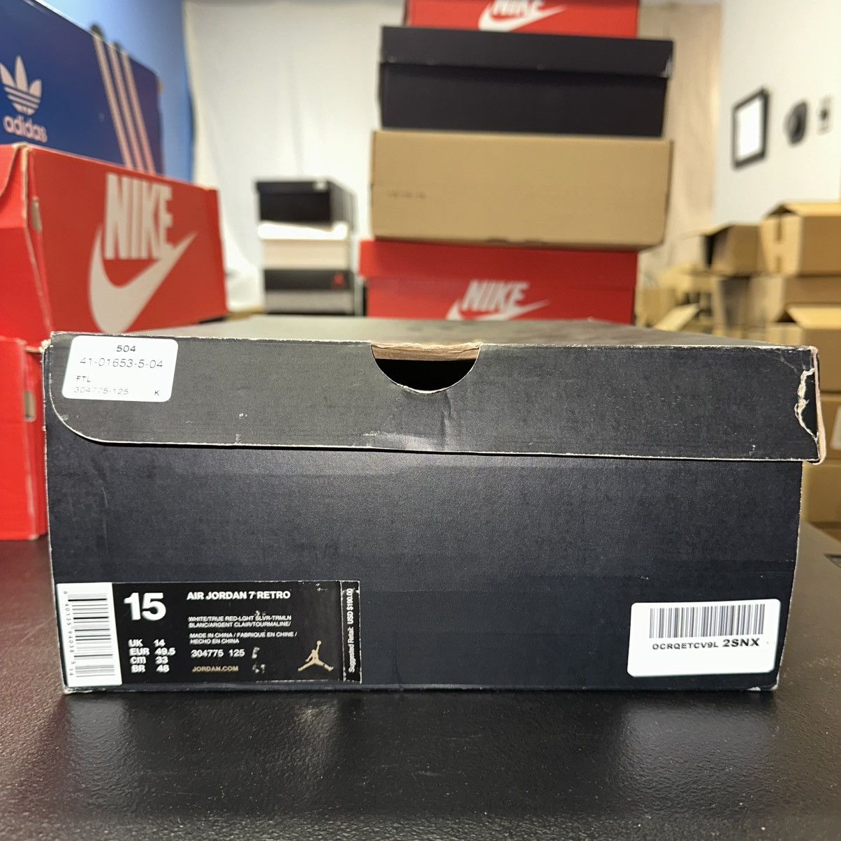 Jordan Brand × Nike Size 15 - Air Jordan 7 Retro 2015 Hare - 304775-125 Size US 15 / EU 48 - 7 Thumbnail