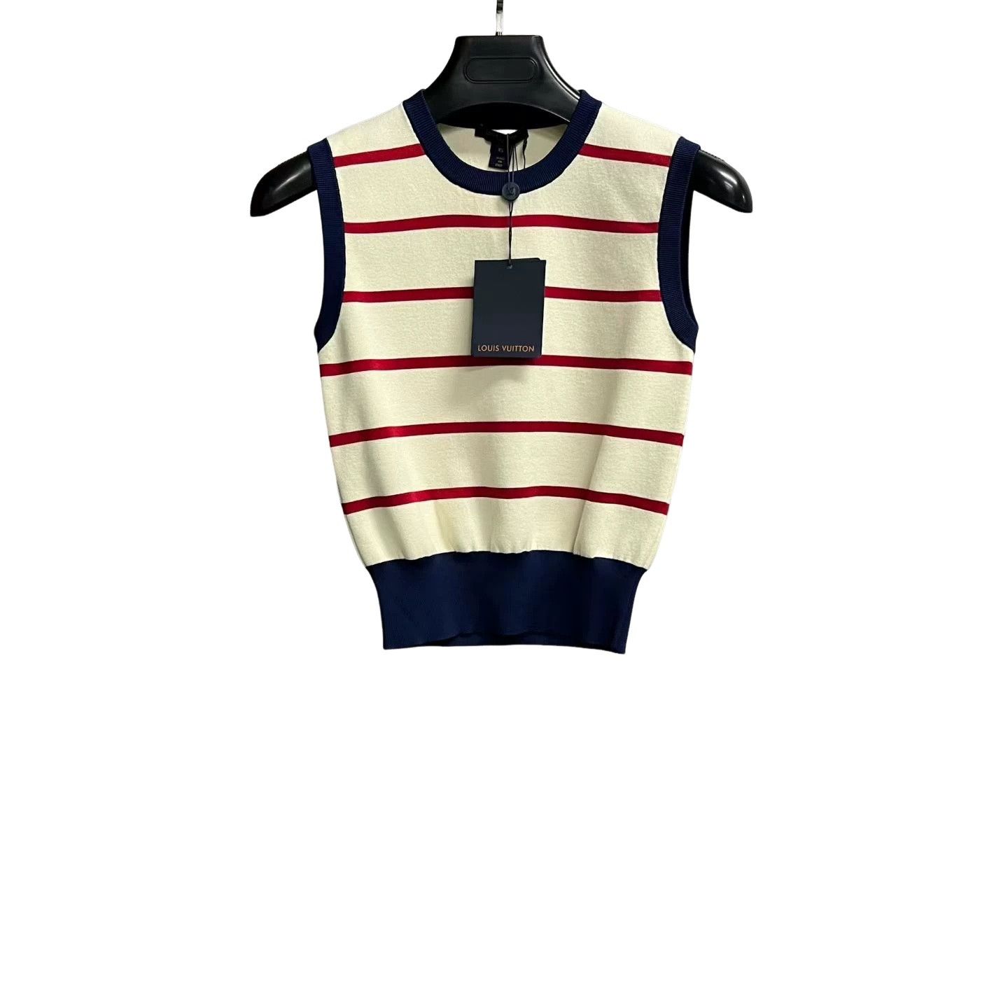 Louis Vuitton Louis Vuitton Striped Knit Vest Size XS Size XS / US 0-2 / IT 36-38 - 1 Thumbnail