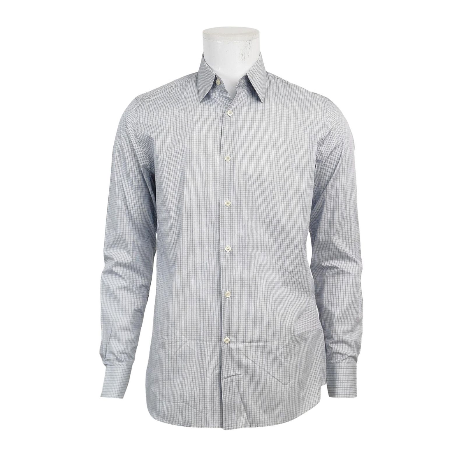 Prada Prada Cotton Long Sleeve Button-Up Shirt 0089 Size M / US 6-8 / IT 42-44 - 1 Thumbnail