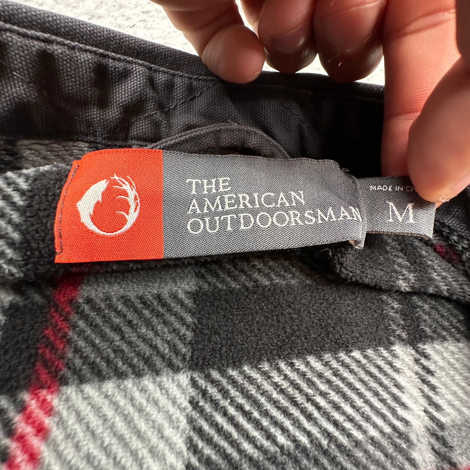 Other American Outdoorsman Canvas Shirt Medium Plaid Fleece Lined Size US M / EU 48-50 / 2 - 3 Thumbnail