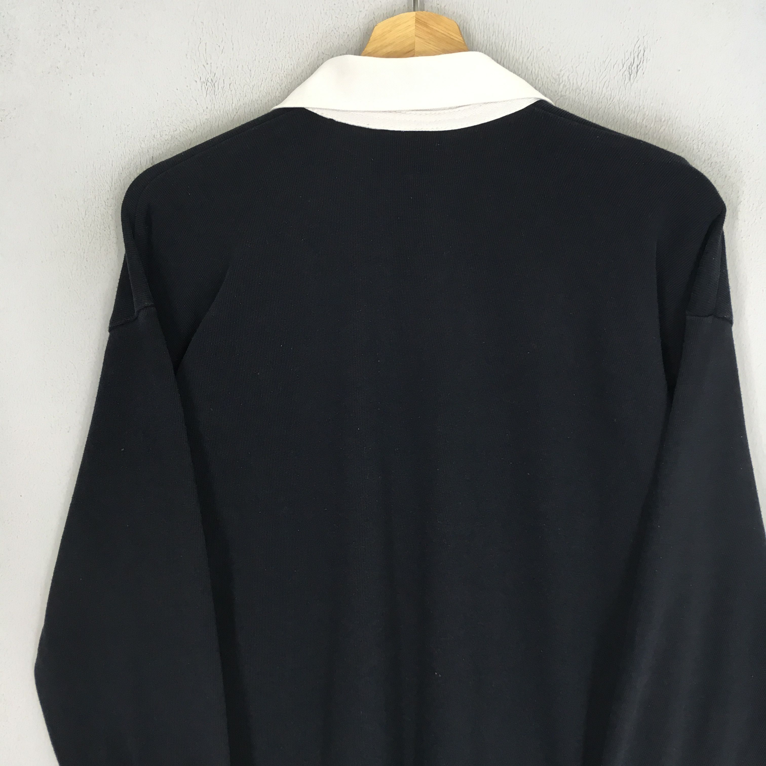 Canterbury of New Zealand Vintage 90's Canterbury Of New Zealand All Black Polo Shirt Size US M / EU 48-50 / 2 - 8 Thumbnail