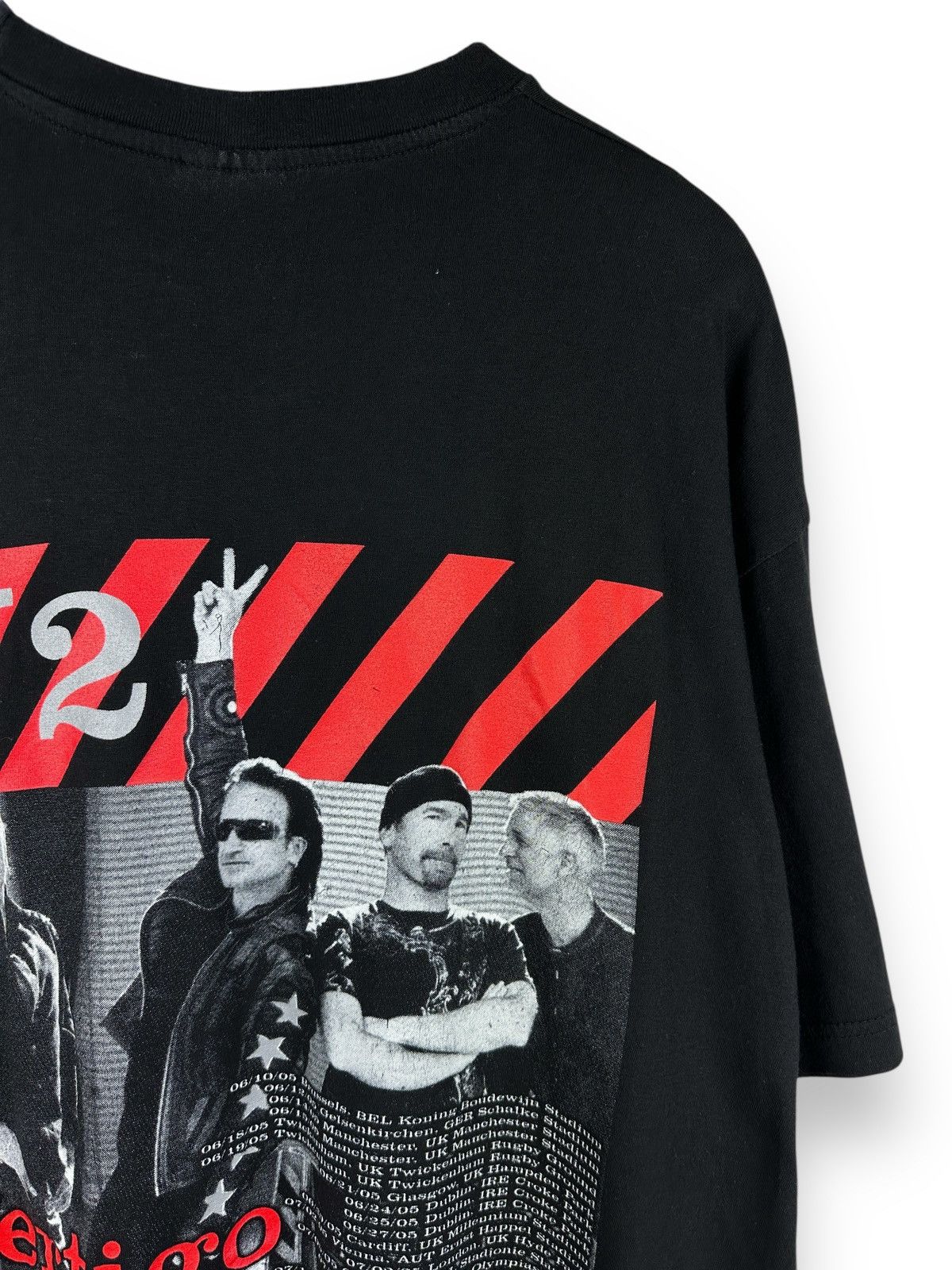 Band Tees × Vintage Vintage 2005 U2 Vertigo Tour T-Shirt Rock Band Double Sided Size US XL / EU 56 / 4 - 3 Thumbnail
