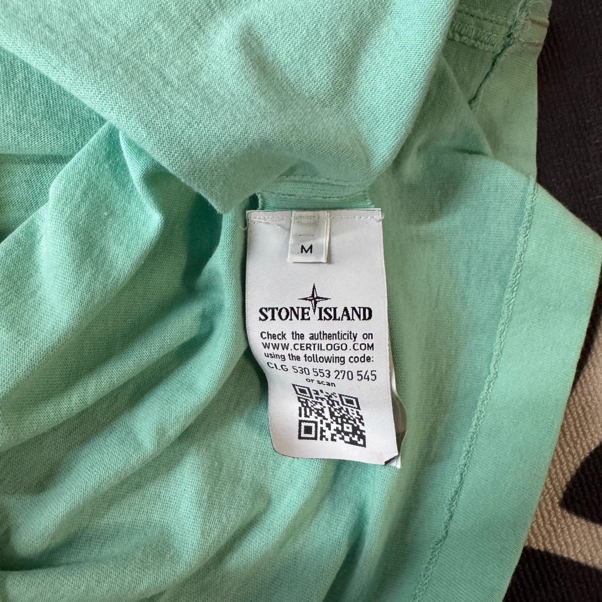 Stone Island Stone Island Mint Green Short Sleeve T‑shirt Q10 Size US M / EU 48-50 / 2 - 5 Thumbnail