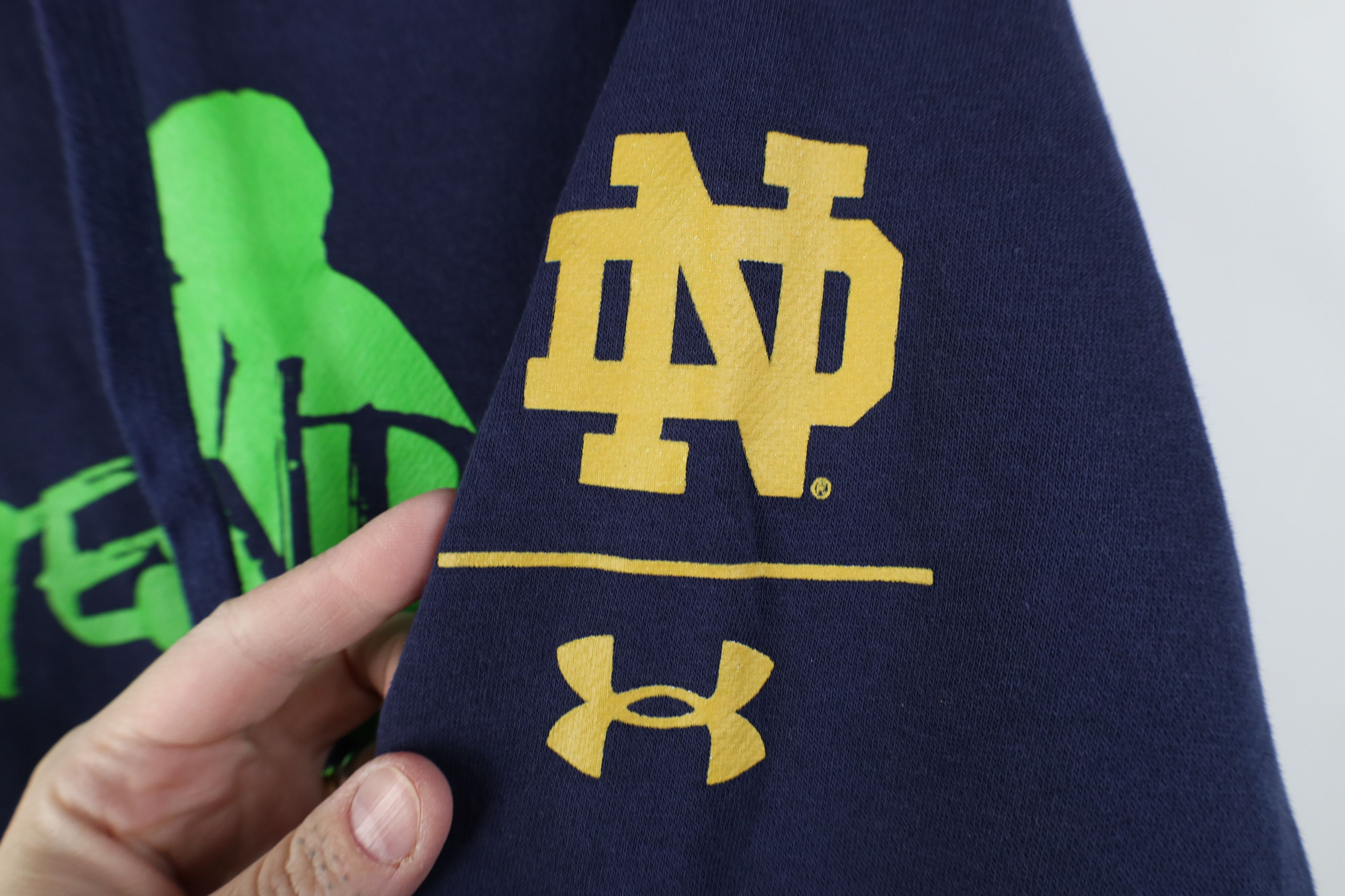 Under Armour Under Armour McGraw Legend Notre Dame University Hoodie Size M / US 6-8 / IT 42-44 - 4 Thumbnail