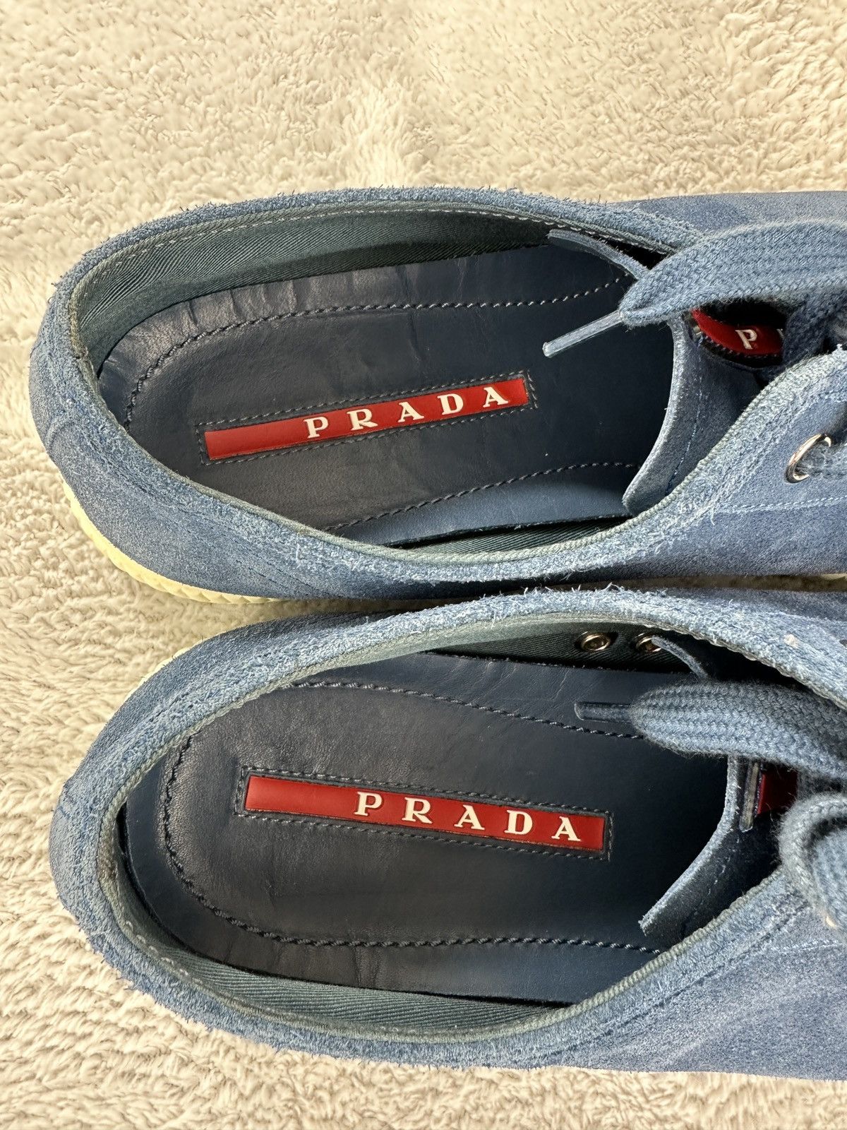 Prada Prada Luxury Sneakers 4E2811 Suede Shoes Men's Size 6.5 US Size US 6.5 / EU 39-40 - 8 Thumbnail