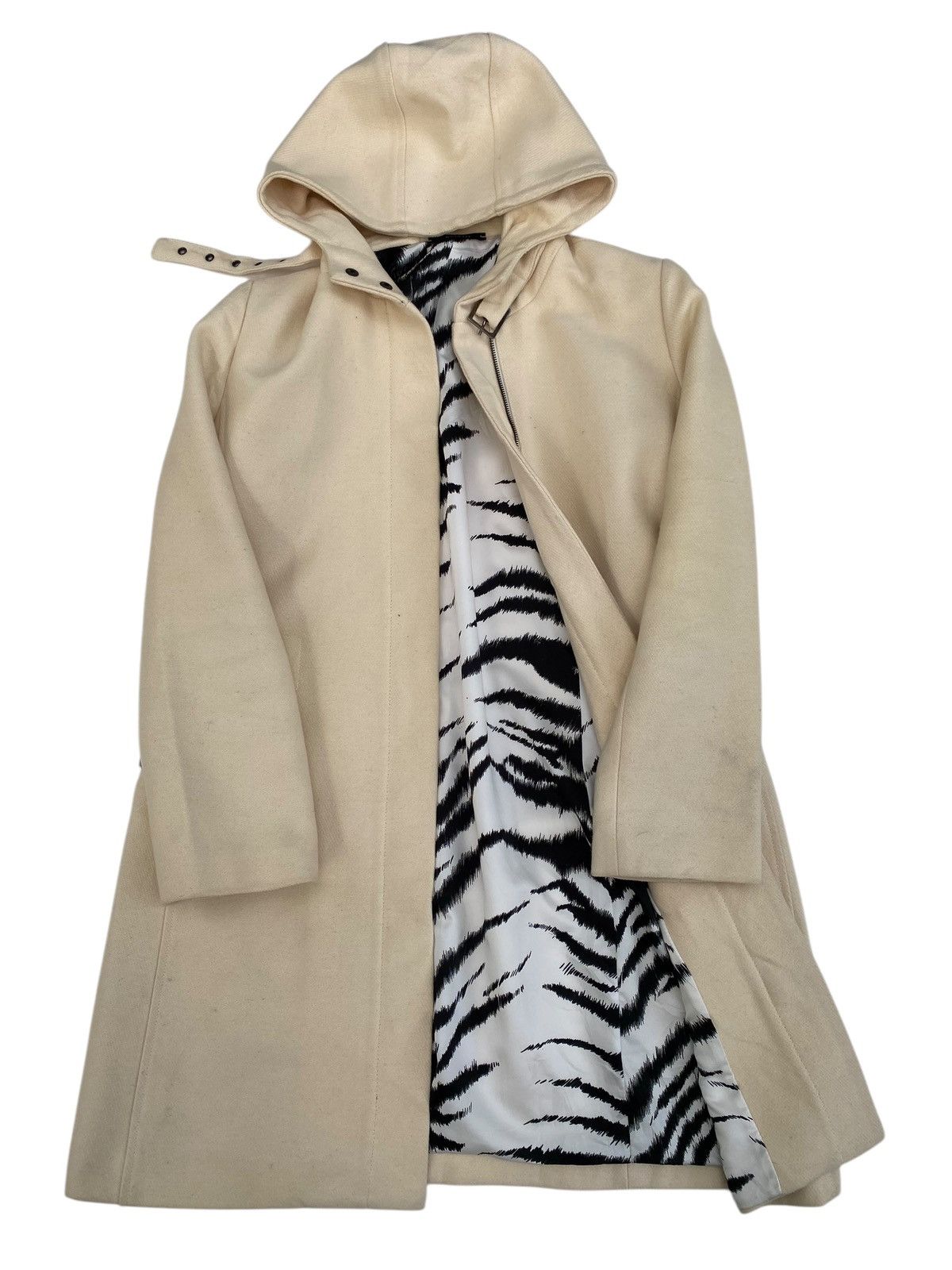 Other Sfizio Wool Long Jacket Size L / US 10 / IT 46 - 1 Thumbnail