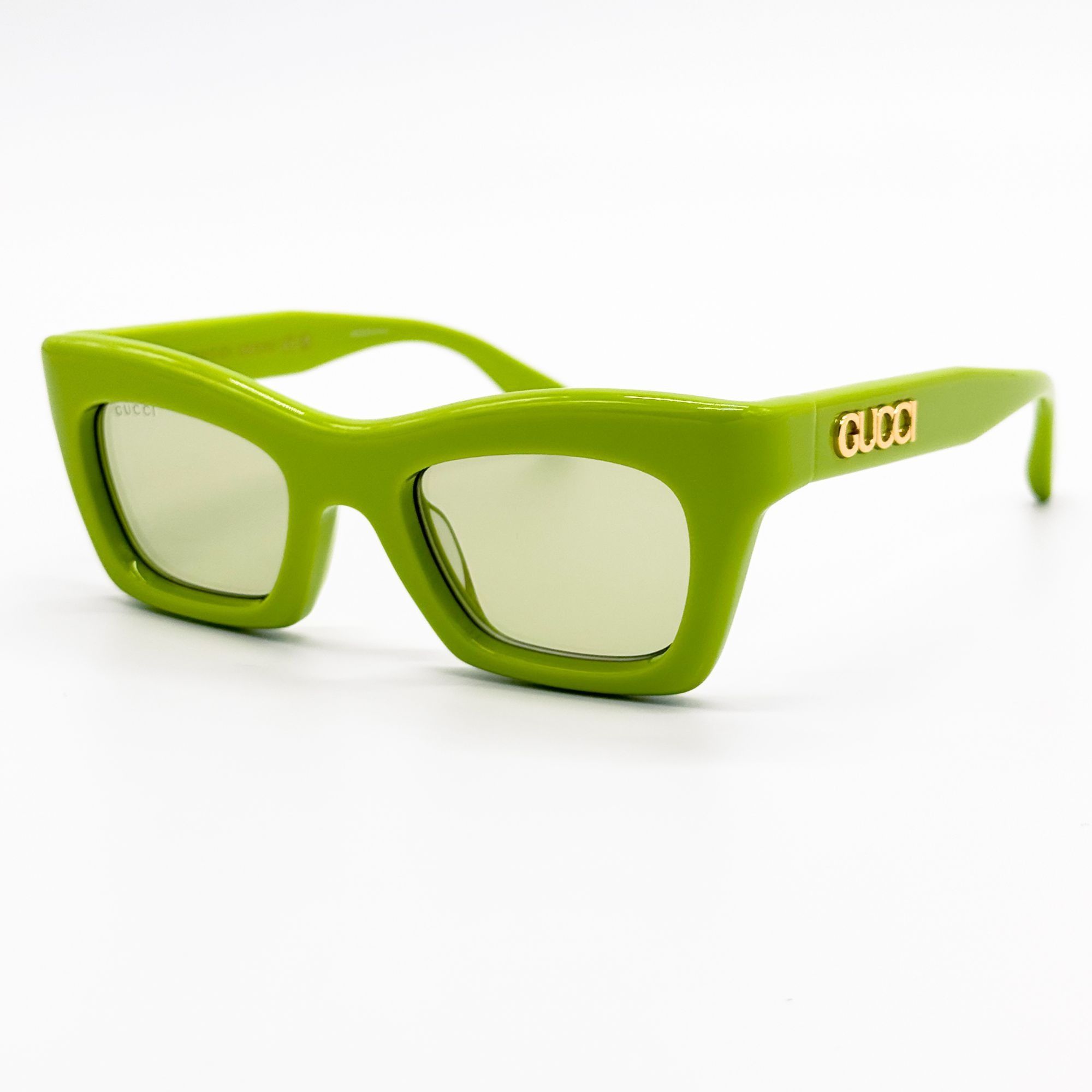 Gucci NEW GUCCI GG1773S 006 GREEN CAT EYE WOMEN SUNGLASSES GUCCI Size ONE SIZE - 2 Thumbnail