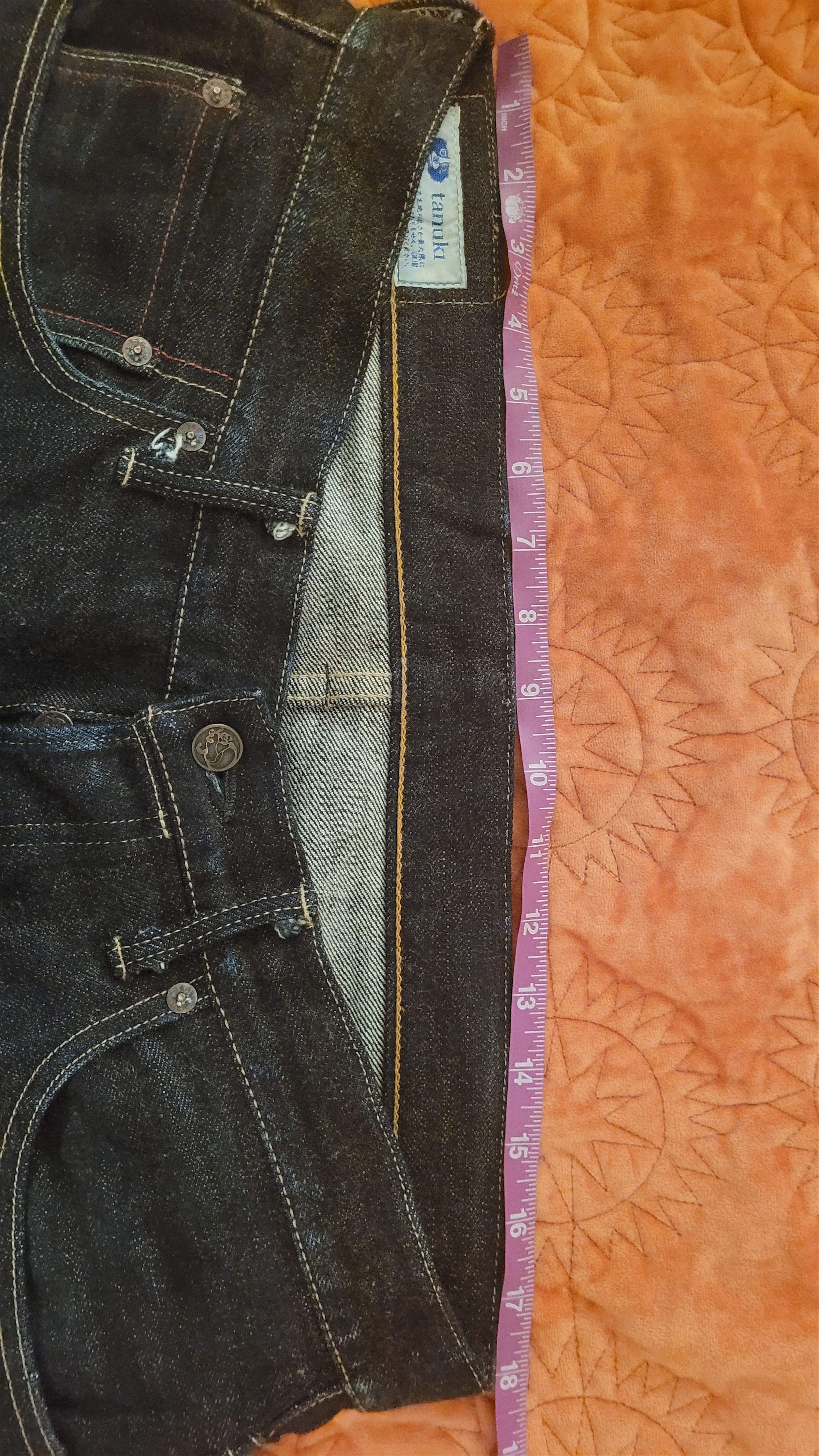 Tanuki Tanuki RCT 16.5OZ Red Cast Tapered Jeans Size US 36 / EU 52 - 11 Thumbnail