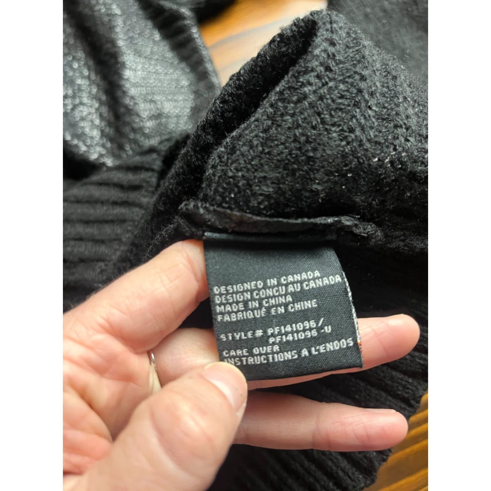 Vintage Press Sweater, Women's Small, Black, Pullover, Round Neck, Regular Fit, Casual, Long Sleeve, Sweatshirt? Size S / US 4 / IT 40 - 7 Thumbnail