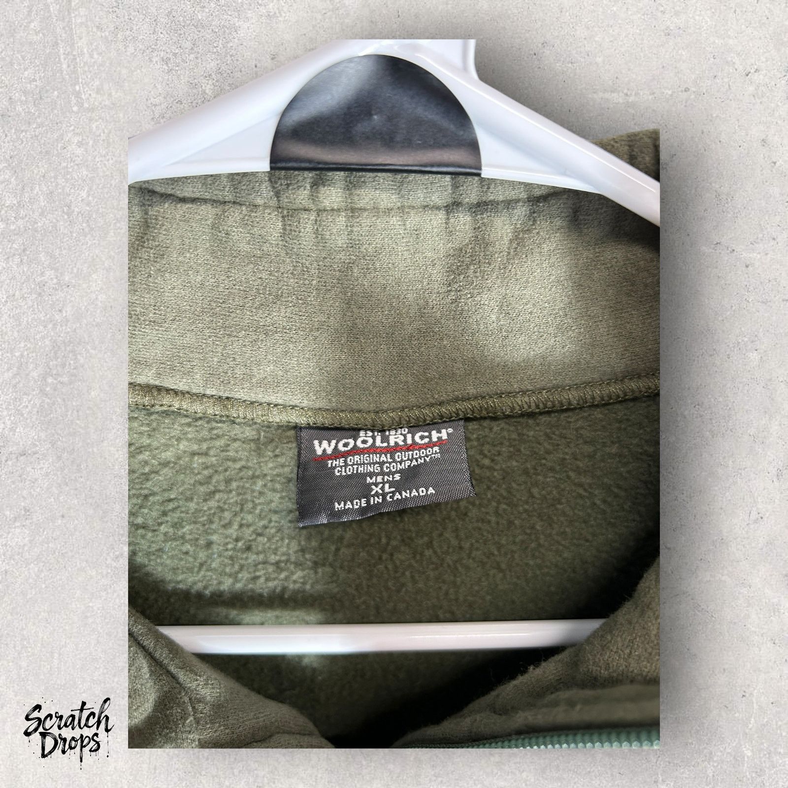Other WOOLRICH Men's Vintage Quarter Zip Cotton Pullover Size XL Size US XL / EU 56 / 4 - 2 Thumbnail