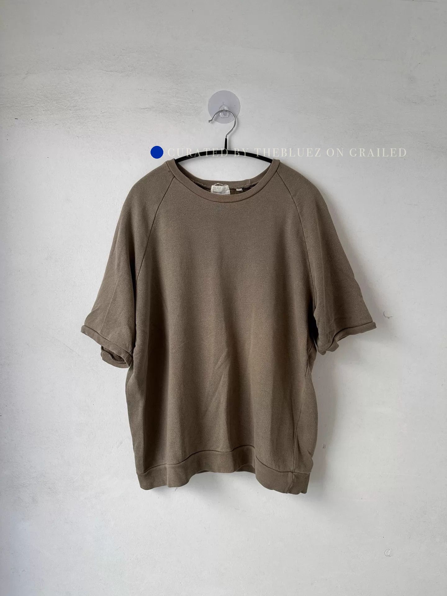 Helmut Lang Vintage Cotton Short Sleeve Vest in Brown Size US L / EU 52-54 / 3 - 1 Thumbnail