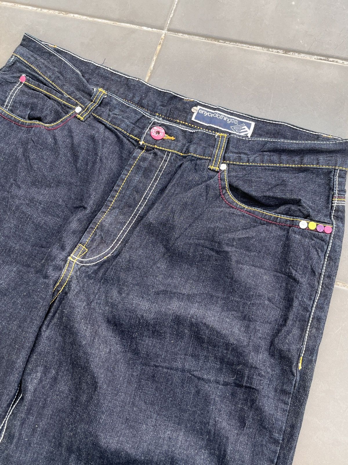 Enyce ENYCE Y2K EMBROIDERY BAGGY PANTS Size US 43 - 6 Thumbnail