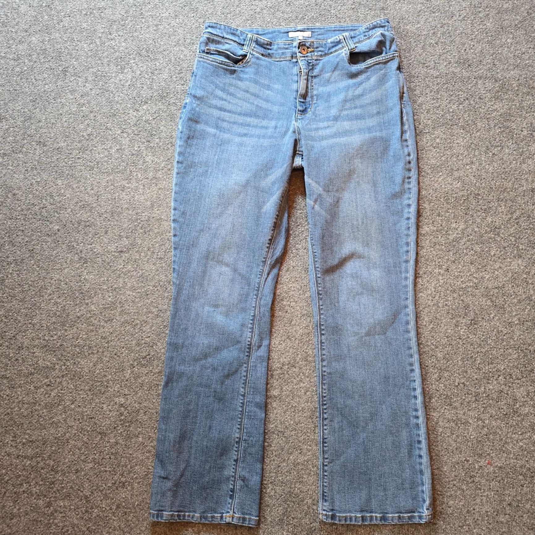 Habitat Habitat Jeans Womens Size 10 Blue Straight Boot Cut Stretch Casual Capsule Basic Jeans Size 32" / US 10 / IT 46 - 2 Thumbnail