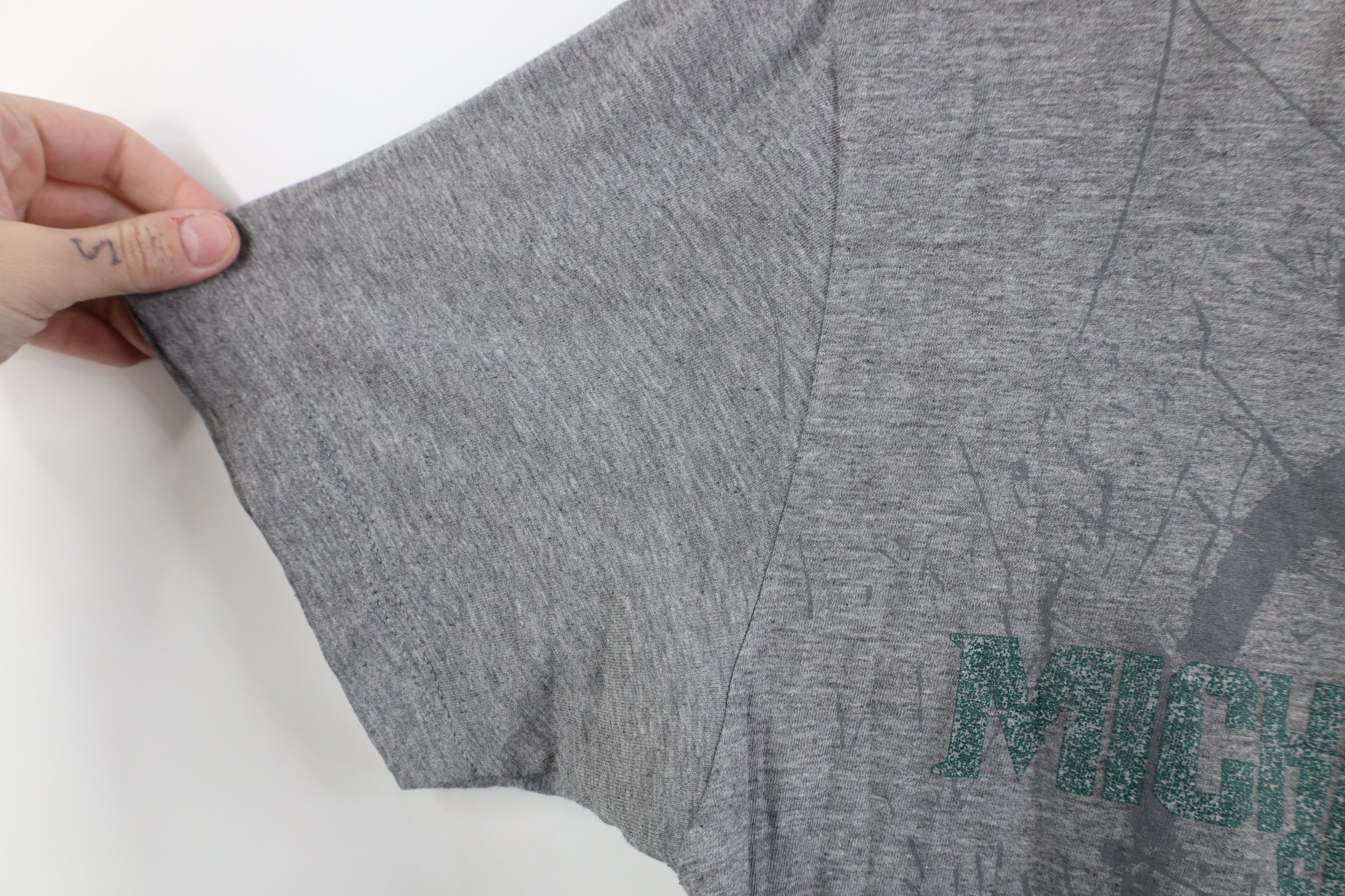 Nike Vintage Nike Michigan State University Football T-Shirt Size US M / EU 48-50 / 2 - 8 Thumbnail