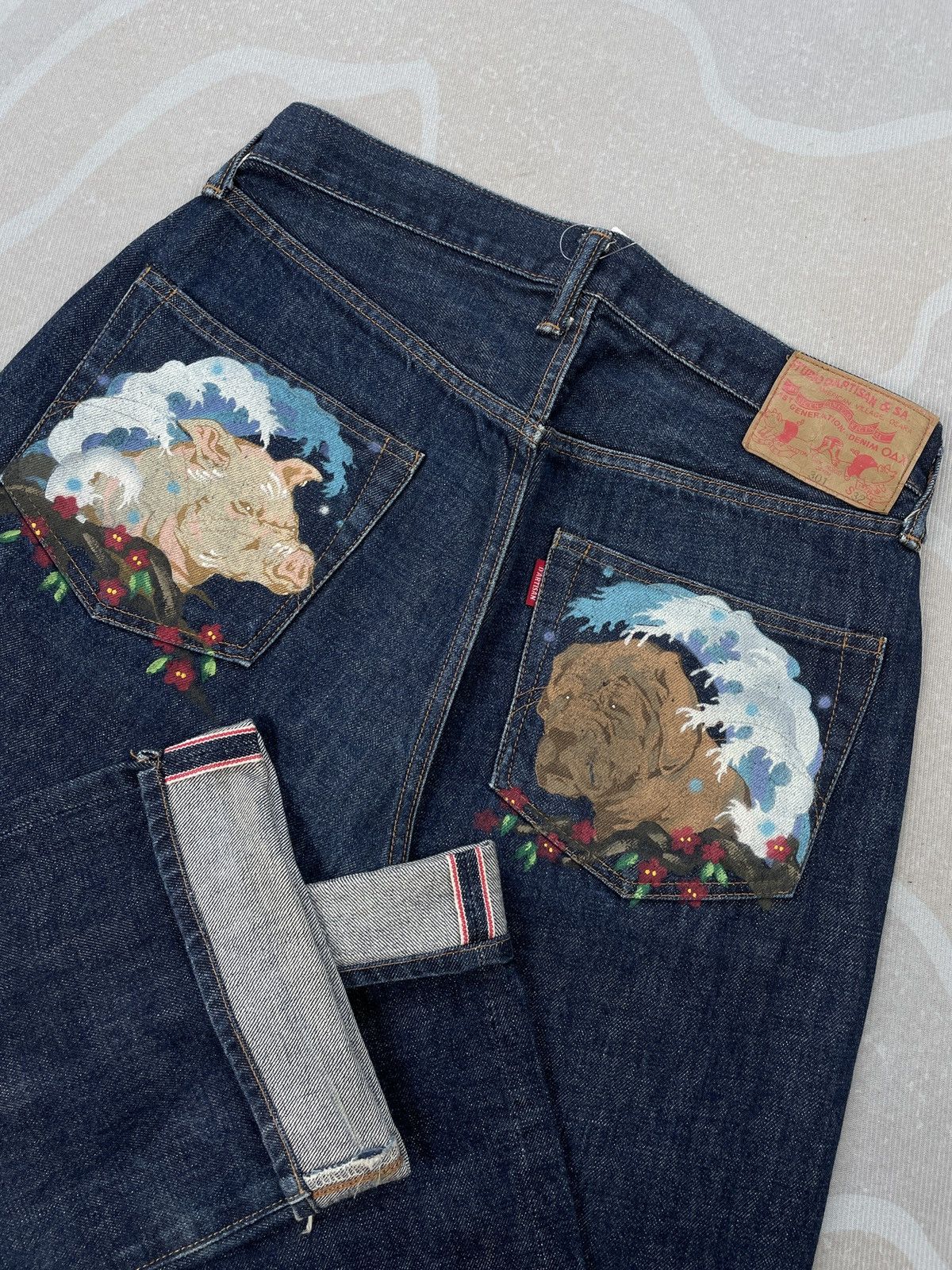Japanese Brand Studio D’Artisan Selvedge Jeans (P49) Size US 31 - 1 Thumbnail