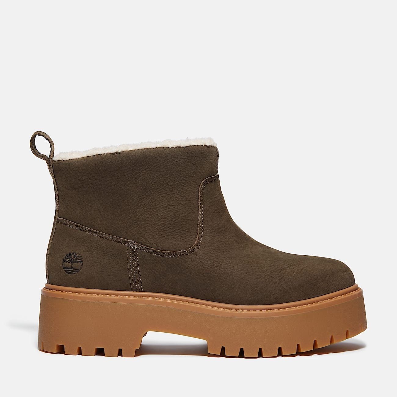 Timberland TIMBERLAND WOMEN'S 6.5 STONE STREET MID WARM LINED BOOT Size US 6.5 / IT 36.5 - 1 Thumbnail