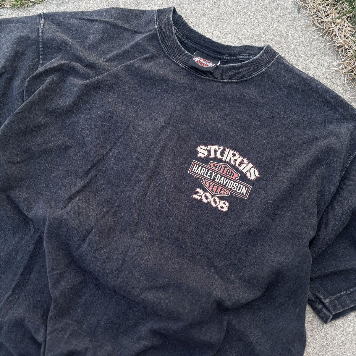 Harley Davidson × Vintage Vintage 2008 Harley Davidson Sturgis Shirt Size US L / EU 52-54 / 3 - 2 Thumbnail