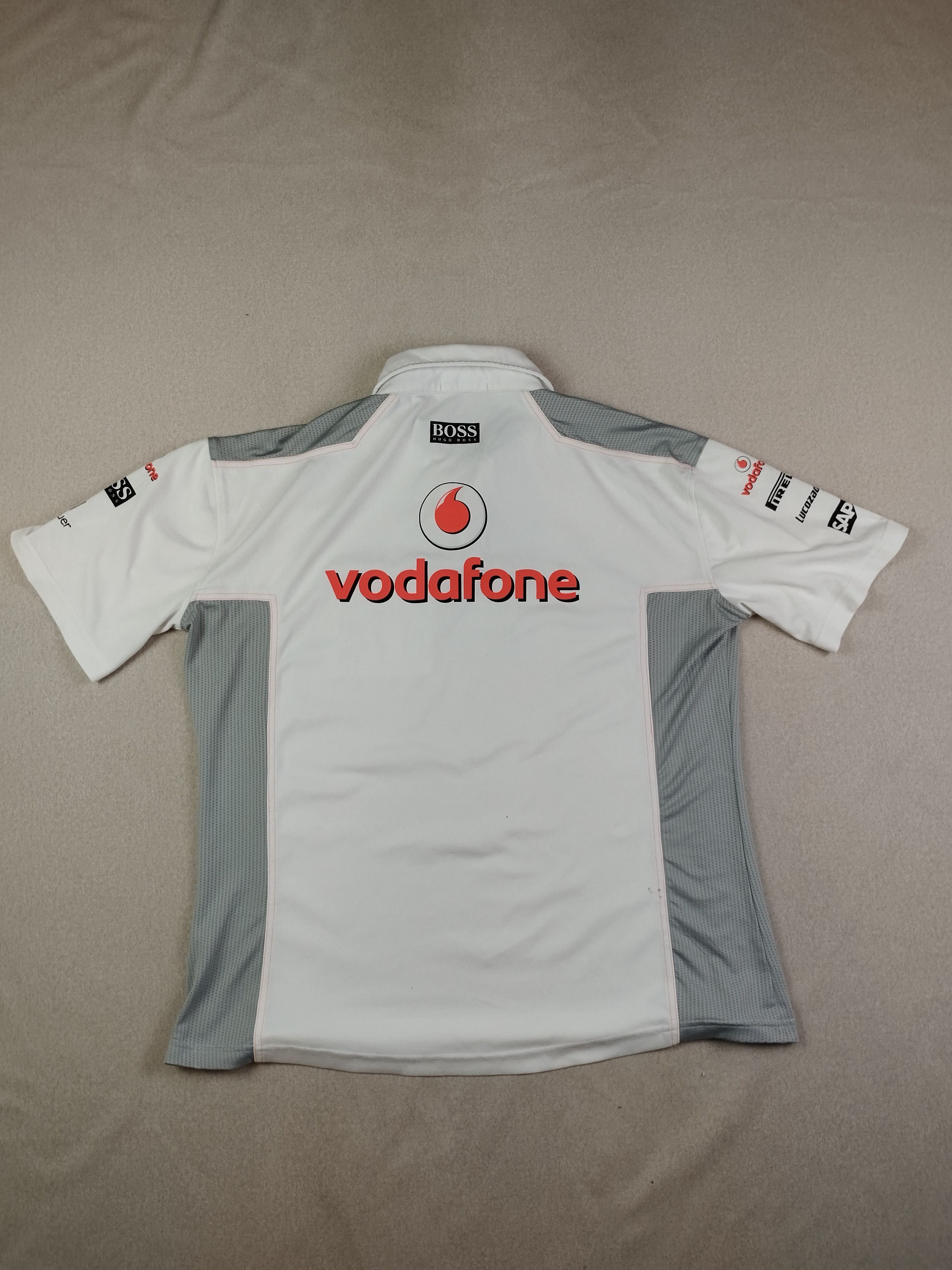 Hugo Boss × Mercedes-Benz Vodafone McLaren Mercedes BOSS F1 Polo Shirt Racing Size US XXL / EU 58 / 5 - 2 Thumbnail