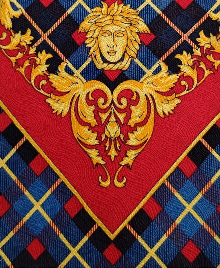 Versace Gianni Versace Jacquard Silk Necktie Scarf Pattern Tie Size ONE SIZE - 2 Thumbnail
