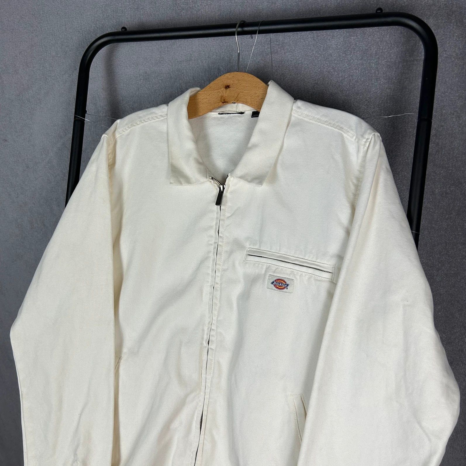 Dickies Dickies harington jacket logo haft old money white Size US L / EU 52-54 / 3 - 3 Thumbnail