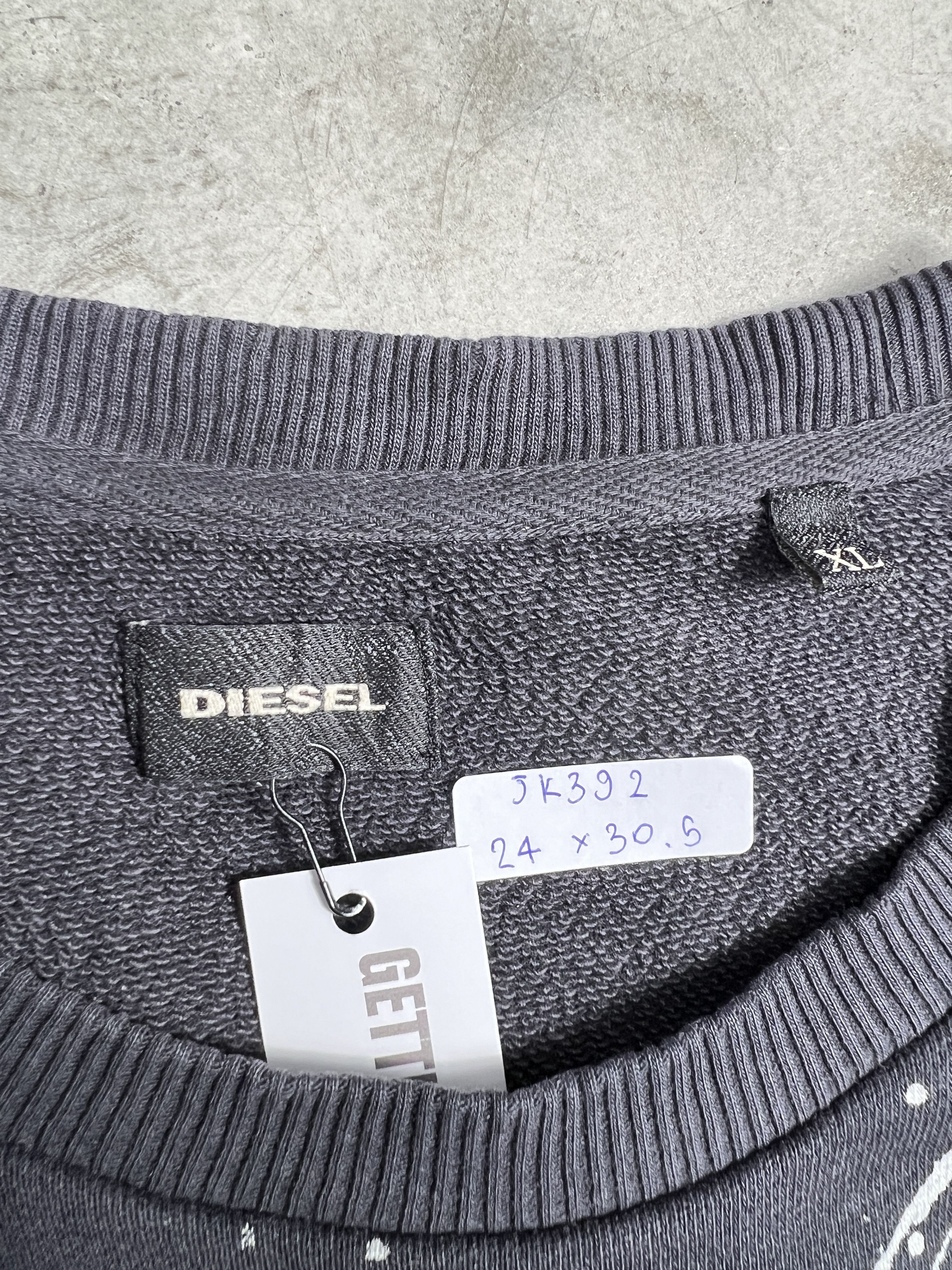 Diesel Y2K Diesel Superior All Over Printed Sweatshirt (XL) JK392 Size US XL / EU 56 / 4 - 4 Thumbnail