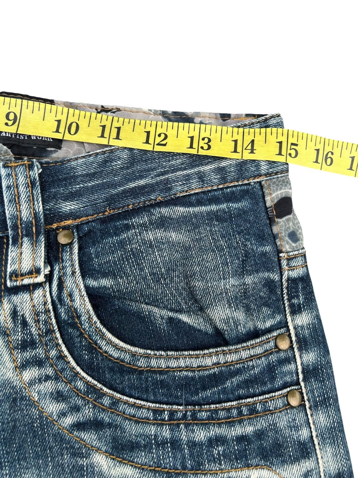 Kapital Karakuri Tamashii Inspired Jack Serika Japanese Denim Jeans Size US 30 / EU 46 - 15 Thumbnail