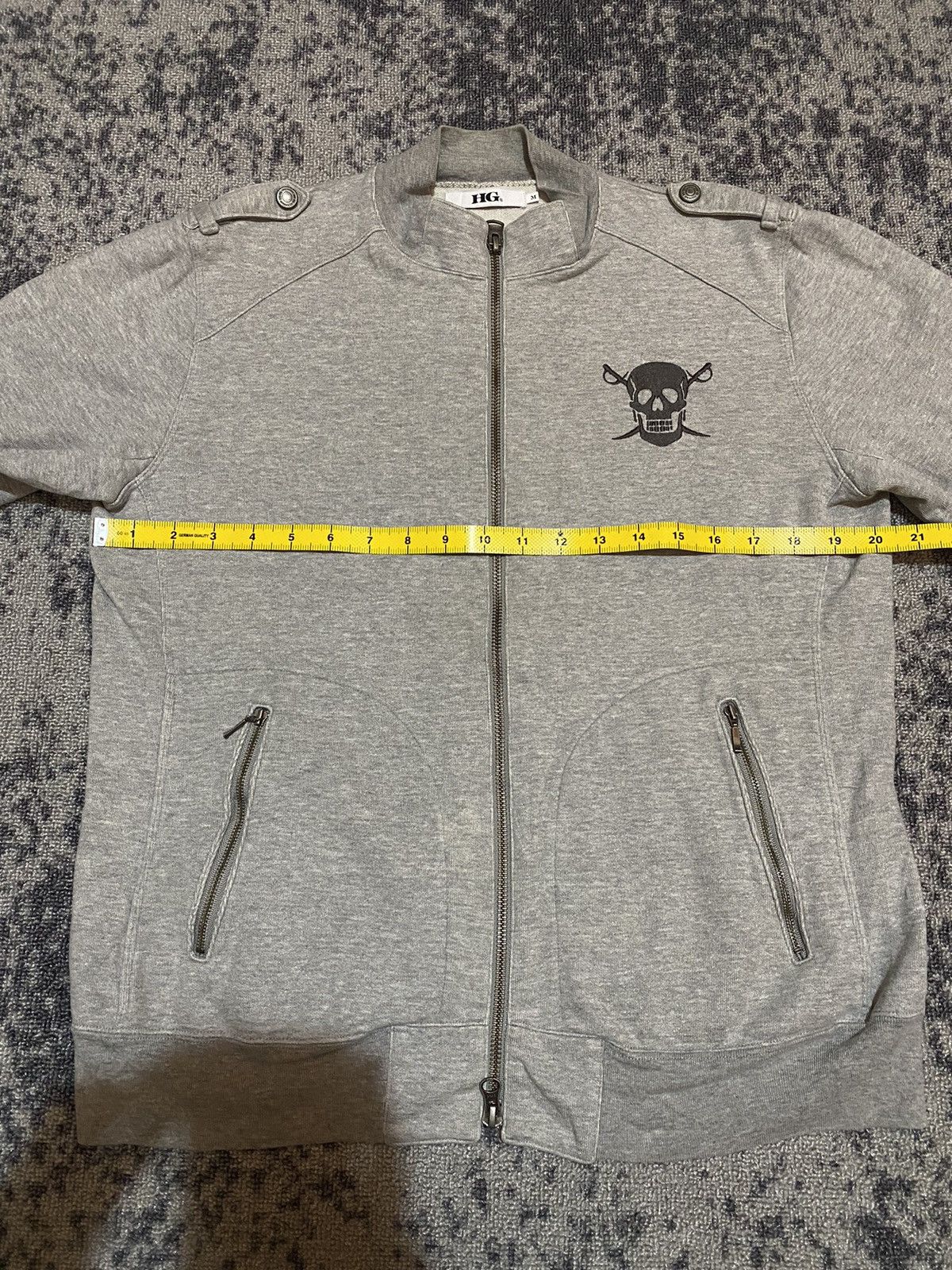 Hysteric Glamour Y2k Hysteric Glamour skull zip sweatshirt Size US M / EU 48-50 / 2 - 9 Thumbnail
