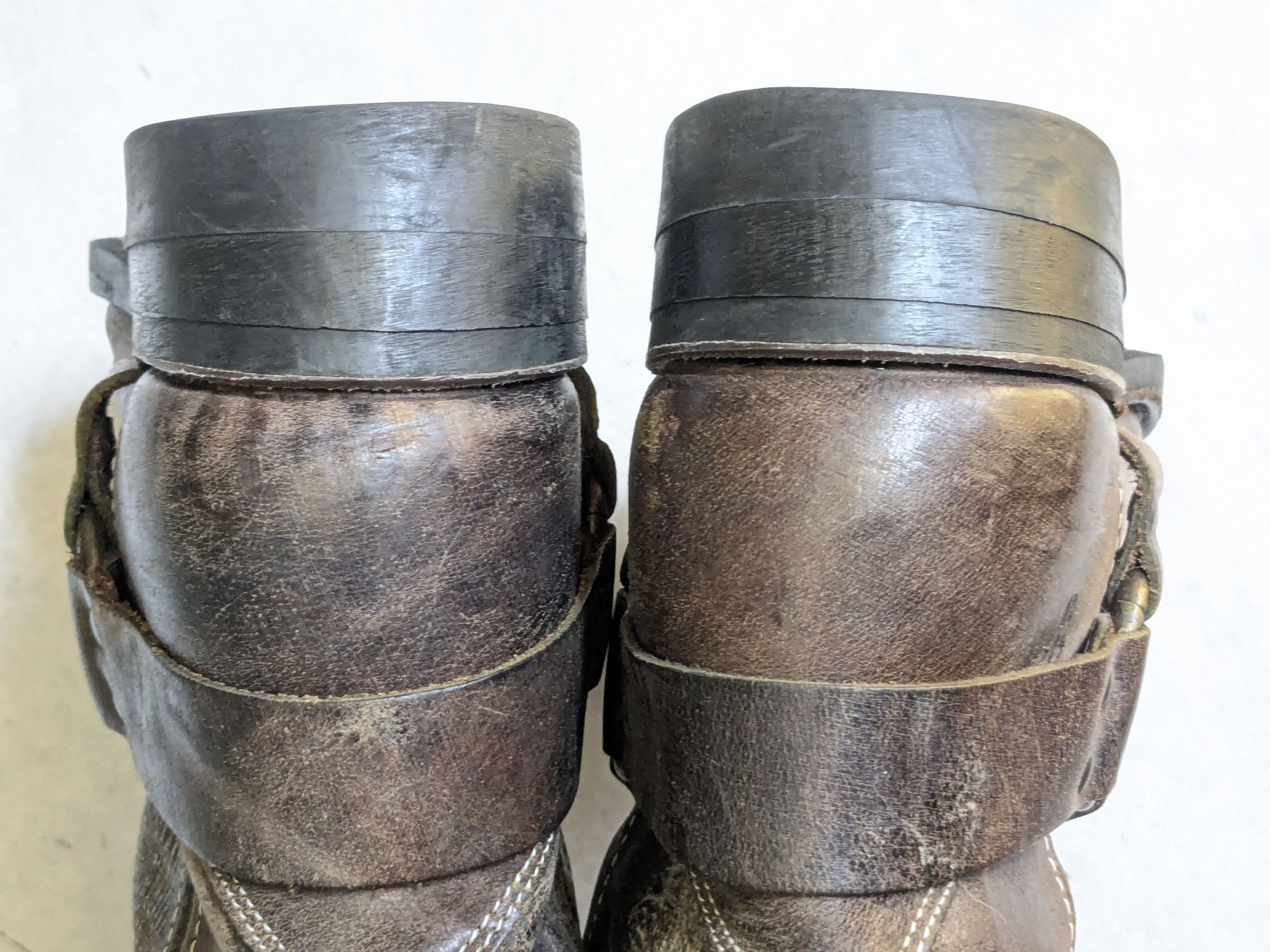 Frye Frye Harness Boots Brown Leather 12 M USA Buckle Strap Size US 12 / EU 45 - 15 Thumbnail