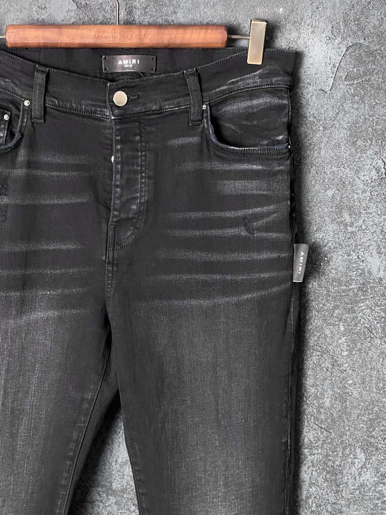 Amiri AmiriBlack elastic jeans 2503-Nextarrow Size US 30 / EU 46 - 3 Thumbnail