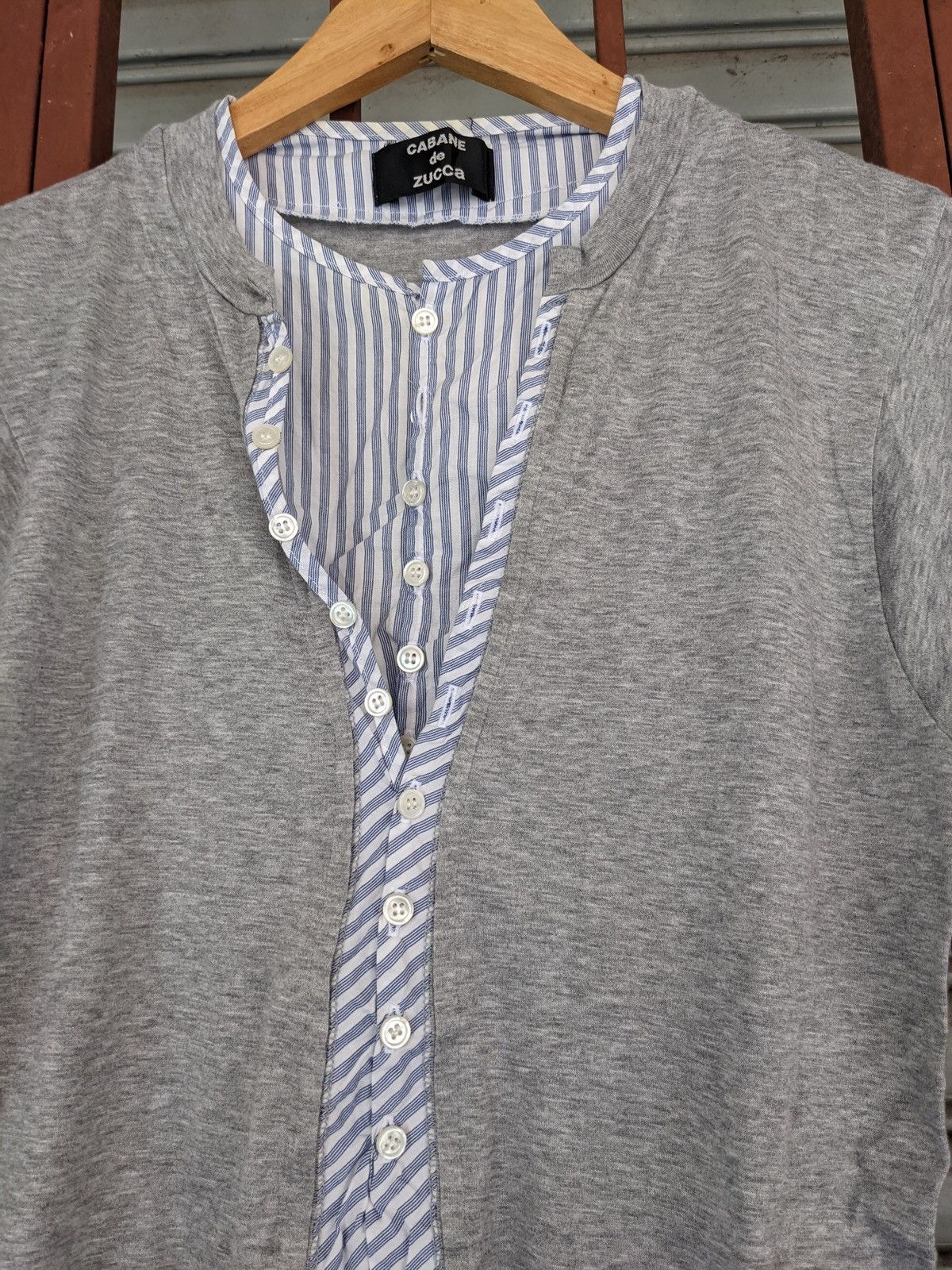 CABANE de ZUCCa CABANE DE ZUCCA DOUBLE NECK BUTTON Size S / US 4 / IT 40 - 2 Thumbnail