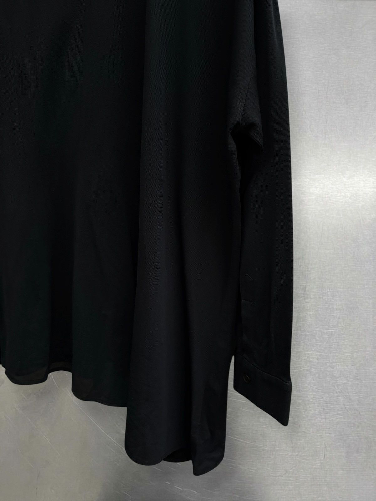 Ann Demeulemeester Ann Demeulemeester Asymmetrical Deconstructed Shirt Black Size M / US 6-8 / IT 42-44 - 7 Thumbnail