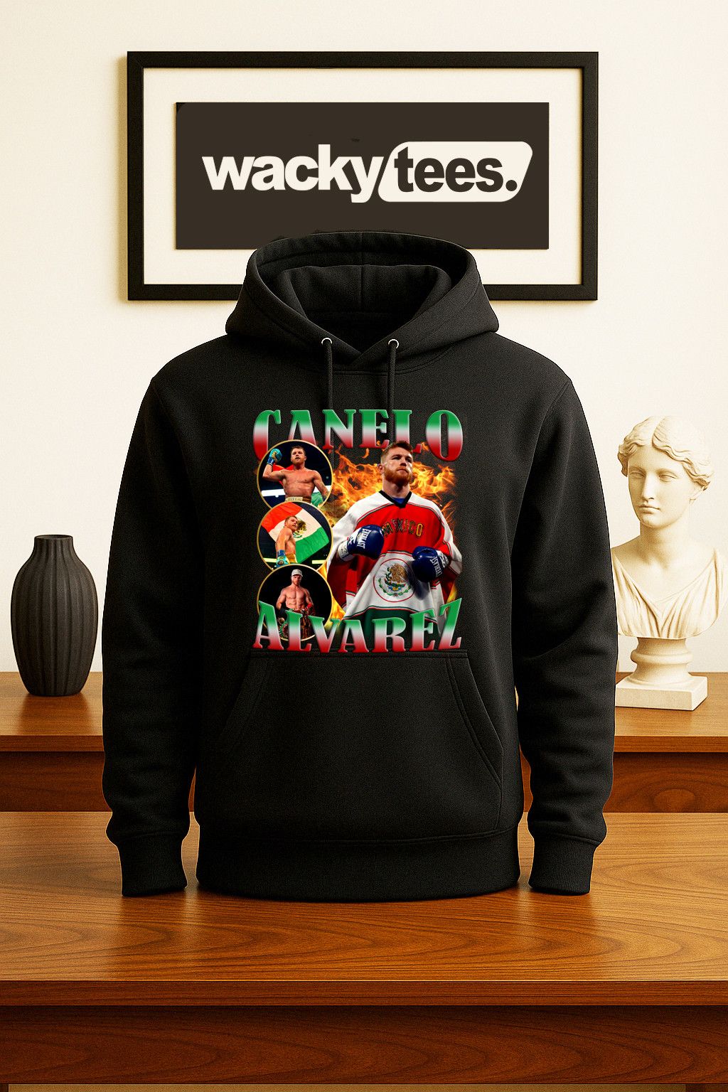 Other Canelo Alvarez Mexico Lindo Campeon Graphic Tee Shirt Size US L / EU 52-54 / 3 - 4 Thumbnail