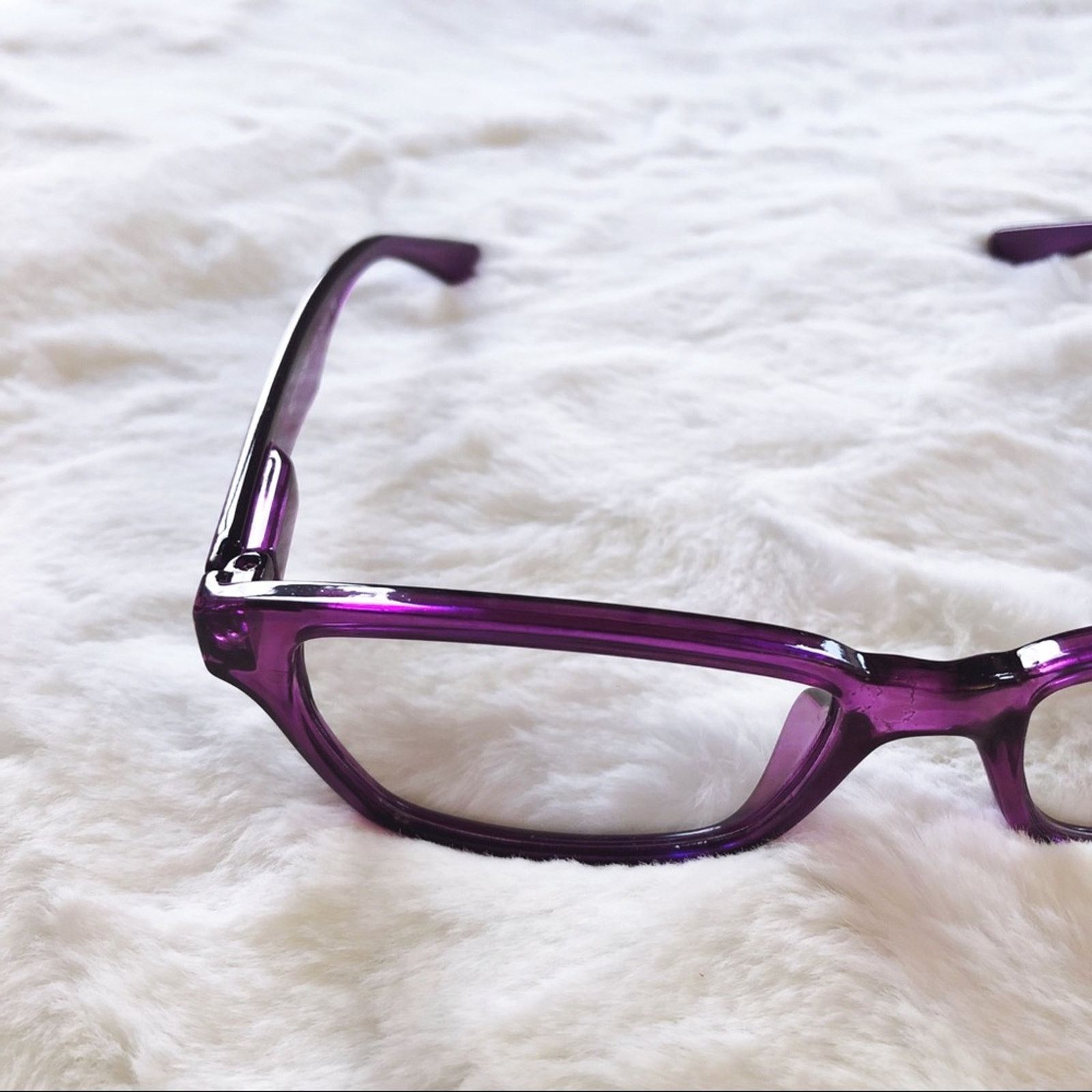 Other Alek Purple Pattern Reader Blue Light Glasses Size ONE SIZE - 8 Thumbnail