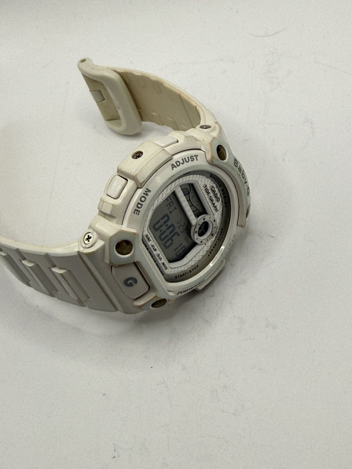 G Shock Vintage Casio Baby-G Tide Graph Y2K Digital Watch / Cream Size ONE SIZE - 7 Thumbnail