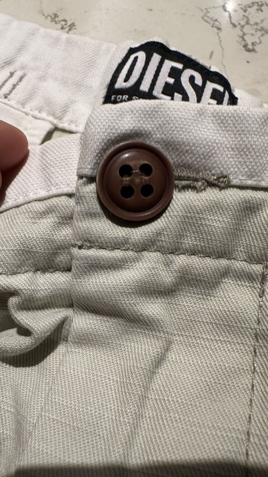 Diesel Diesel Vintage Cargo Shorts – Size 32 (Beige/Tan) Size US 32 / EU 48 - 4 Thumbnail