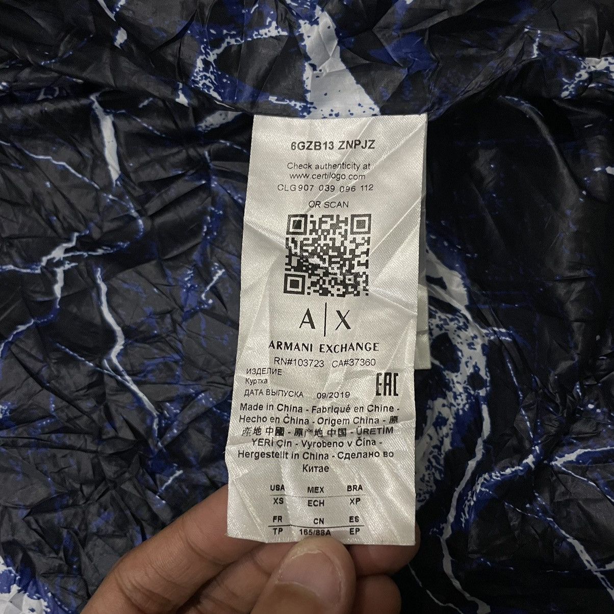 Armani Exchange Vintage Armani Exchange Down Puffer Jacket Size US XS / EU 42 / 0 - 23 Thumbnail