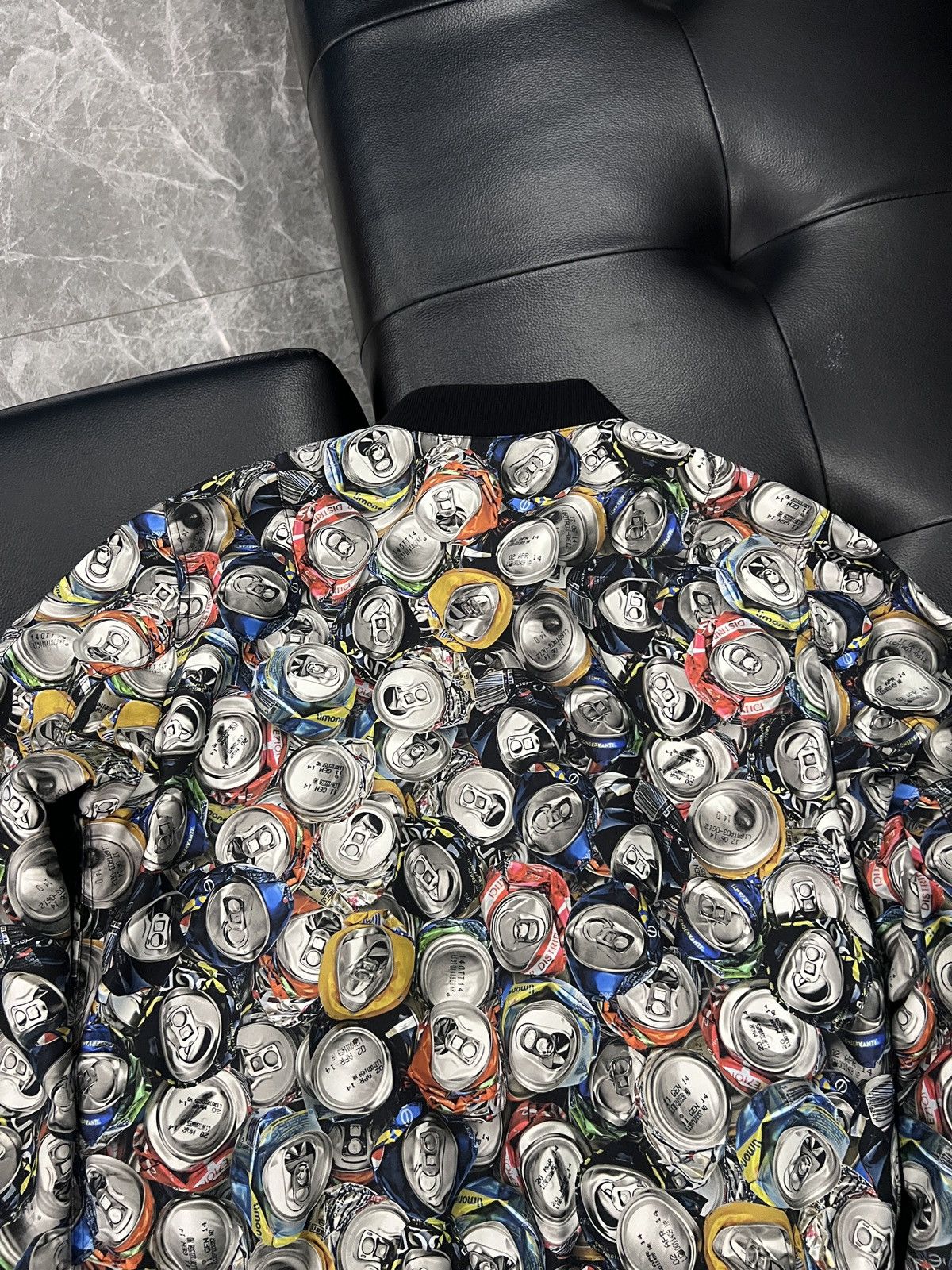 Moschino Moschino by Jeremy Scott All-Over Soda Can Bomber Jacket Size US M / EU 48-50 / 2 - 11 Thumbnail
