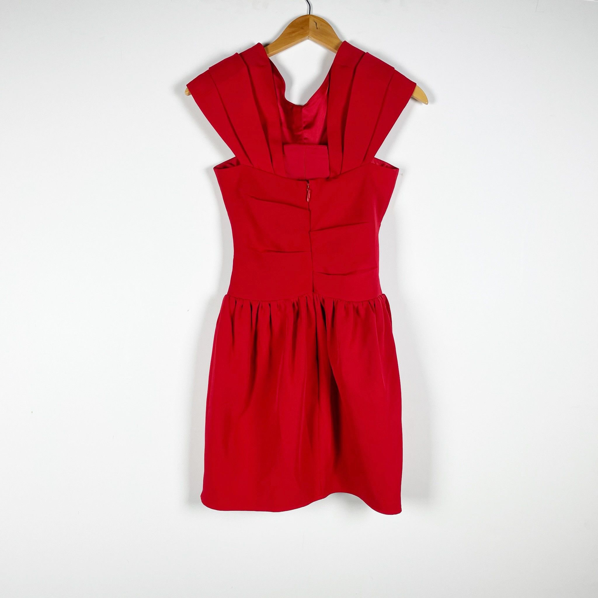Other NEW Miss Circle Cait Red Off Shoulder Drop Size XXS / US 00 / IT 34 - 5 Thumbnail