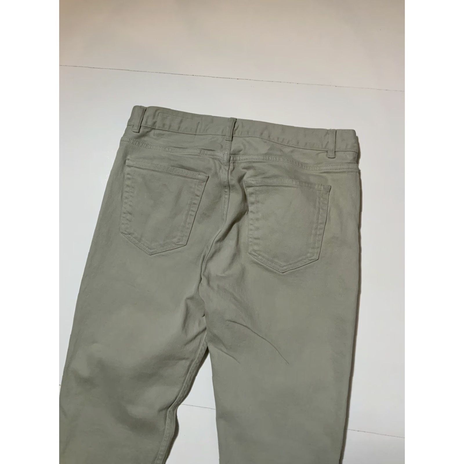 Zara Zara Man The Slim Cropped Pant Raw Edge Distressed Denim Jeans Sz. 32 Size US 32 / EU 48 - 7 Thumbnail