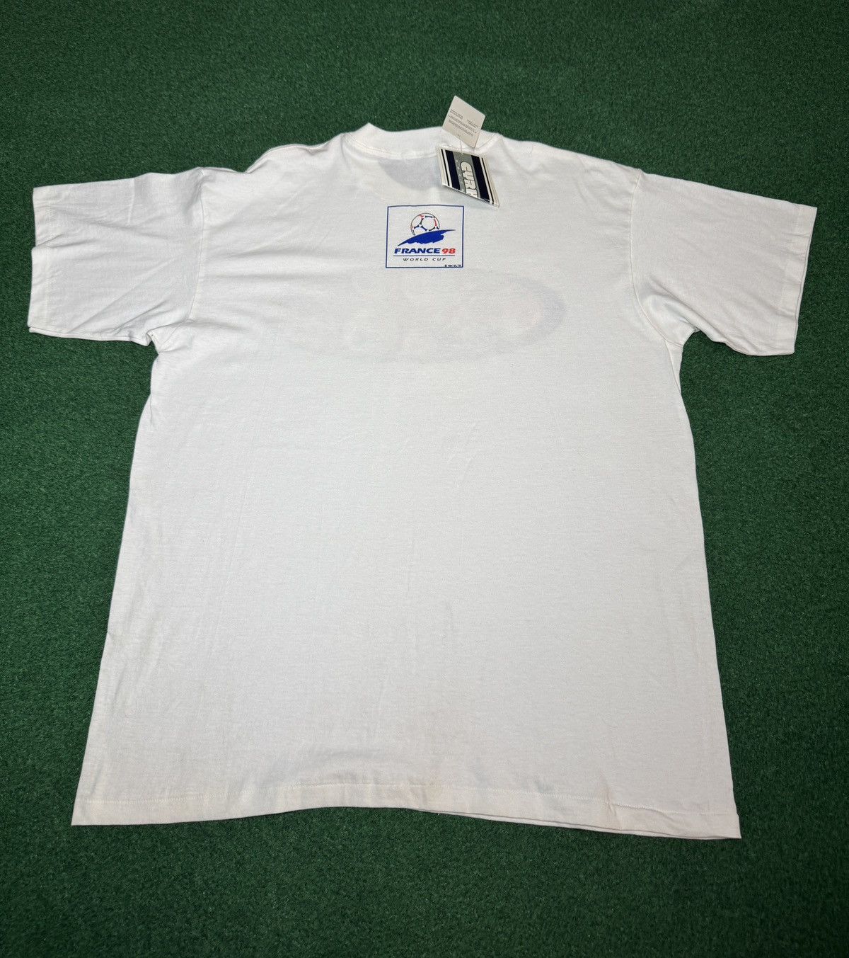 Vintage Fifa World Cup France England 90s National Team XL T Shirt Size US XL / EU 56 / 4 - 5 Thumbnail