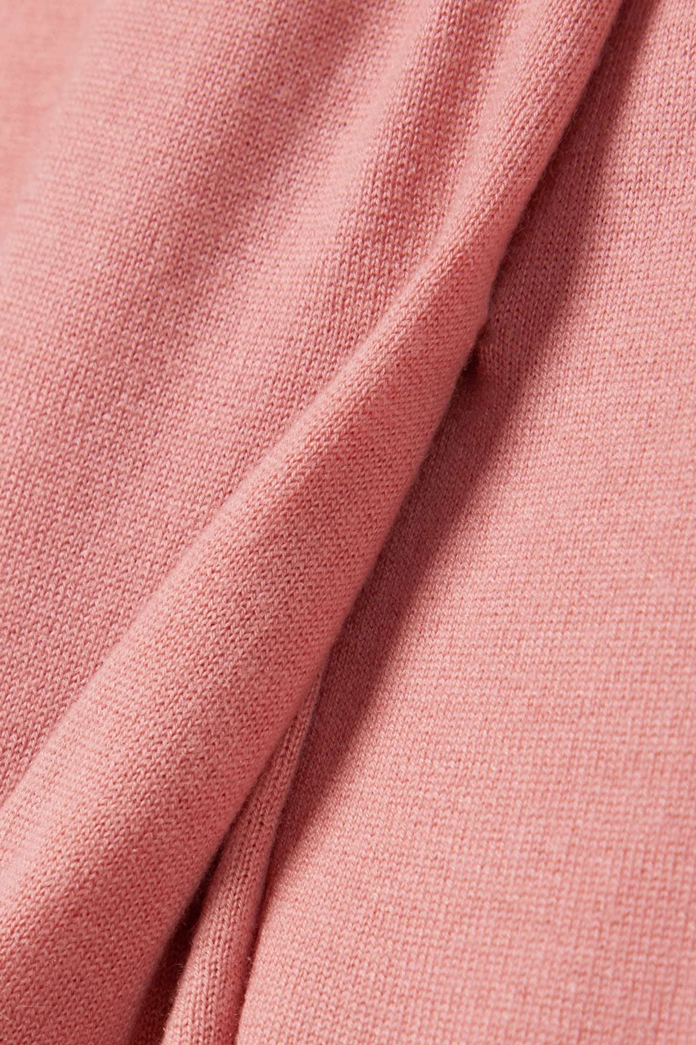 Loro Piana o1srvl11e0825 FAM7872 Serafino Piuma Sweater in Pink Size L / US 10 / IT 46 - 5 Thumbnail
