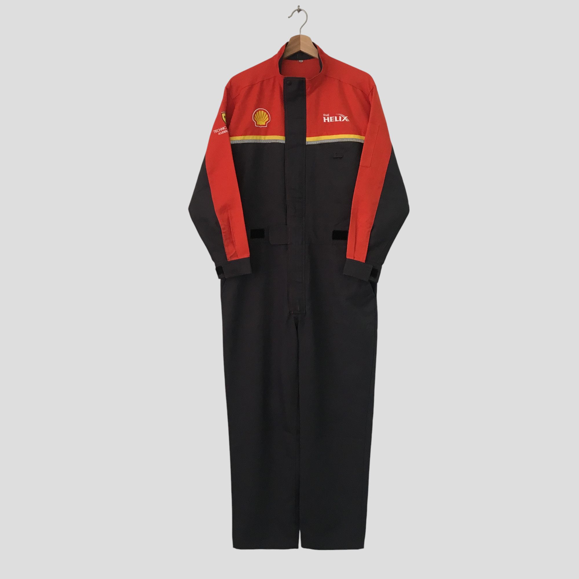 Ferrari × Vintage Vintage Shell Uniform Coveralls Ferrari Racing Motor Oils Size US M / EU 48-50 / 2 - 1 Thumbnail