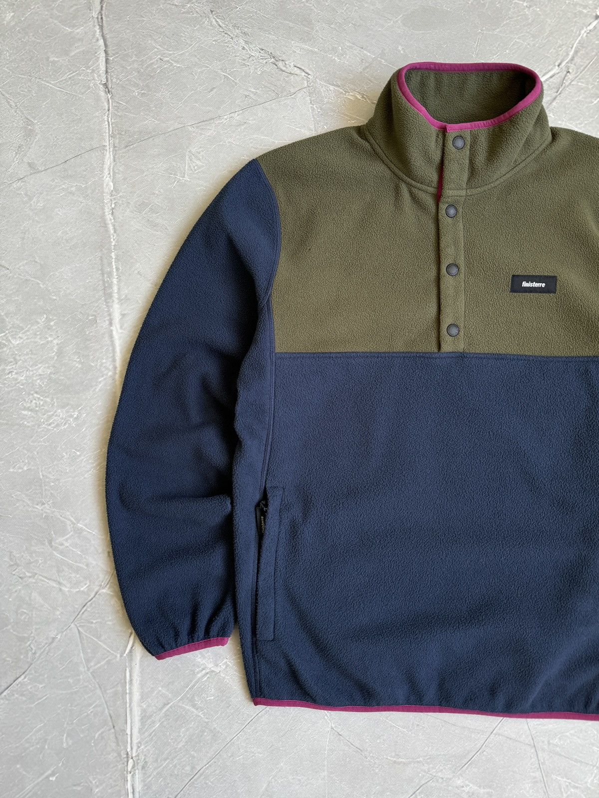 Finisterre Finisterre Color block Snap Fleece Pullover Size US M / EU 48-50 / 2 - 4 Thumbnail