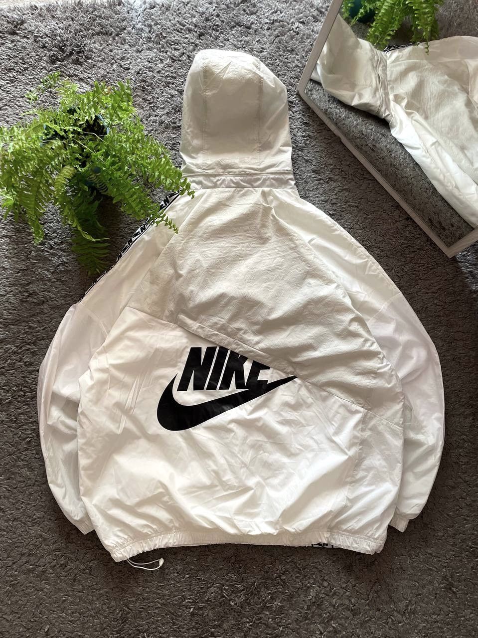 Nike × Vintage Nike Anorak Light Jacket Streetwear Big Logo Swoosh Rare Y2k Size US L / EU 52-54 / 3 - 1 Thumbnail
