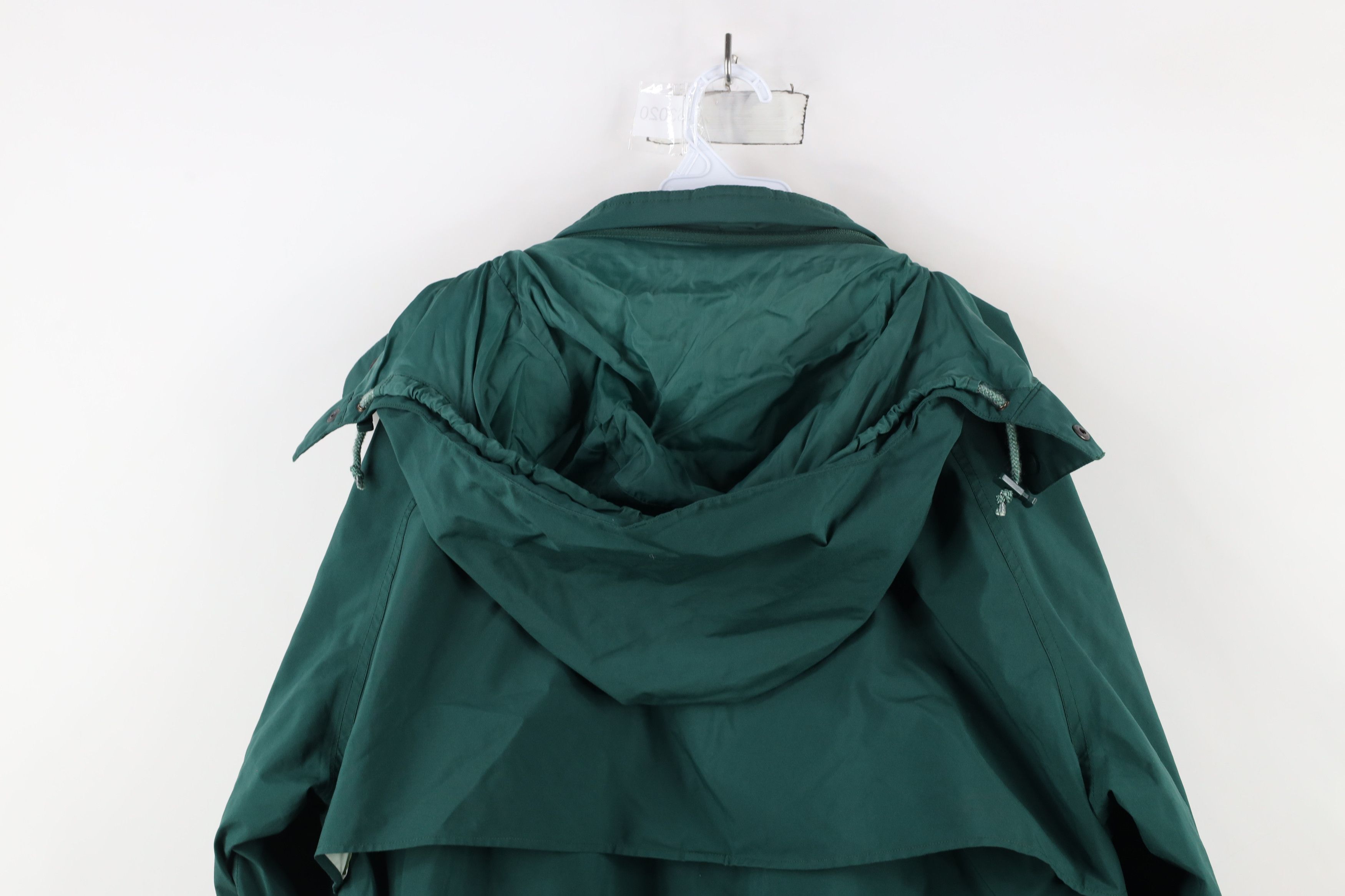 Eddie Bauer × Vintage Vintage 90s Eddie Bauer Waterproof Hooded Rain Jacket Size XL / US 12-14 / IT 48-50 - 18 Thumbnail