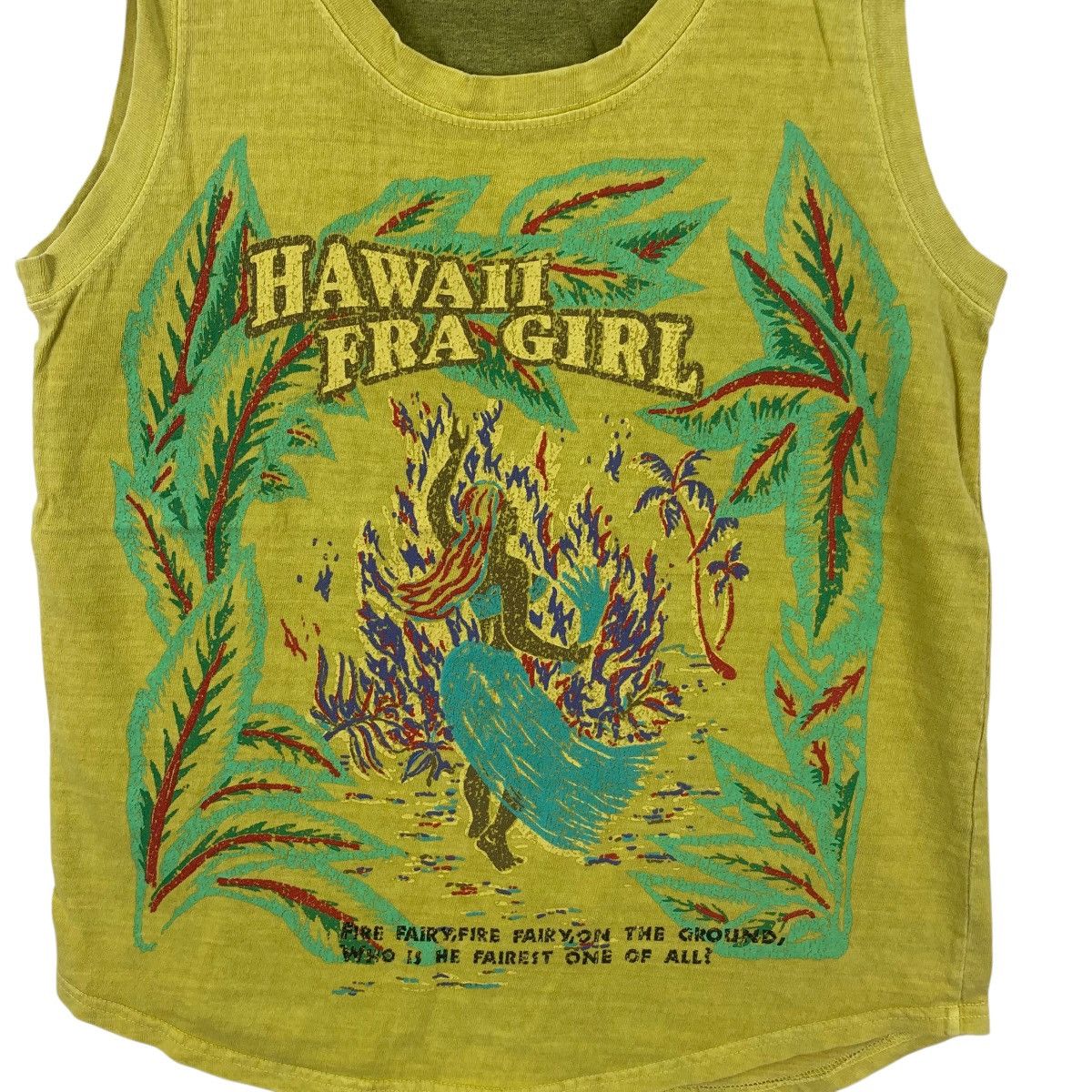 Vintage Vintage HAWAII FRA GIRL Resort Hawaiian Tank Top Tee Shirt Size XXS / US 00 / IT 34 - 6 Thumbnail