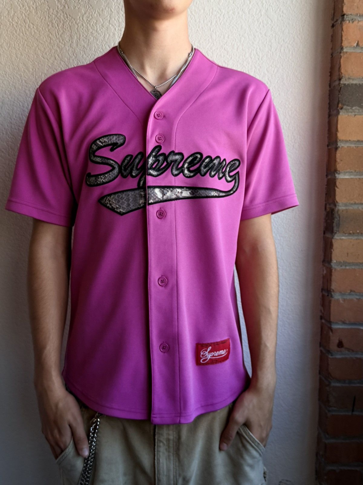Supreme Supreme Button Up Baseball Jerzey Size US S / EU 44-46 / 1 - 1 Thumbnail
